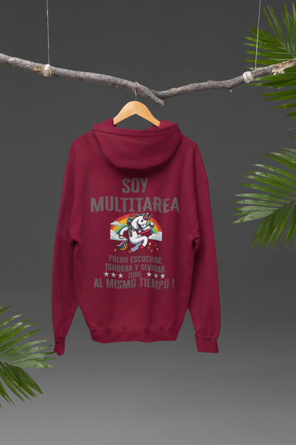 Sudadera con capucha Cruiser I`ma Multitasker Unicorn con corbata