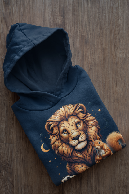 Sudadera con capucha Baby Cruiser de Loewe con ardilla y luna SK