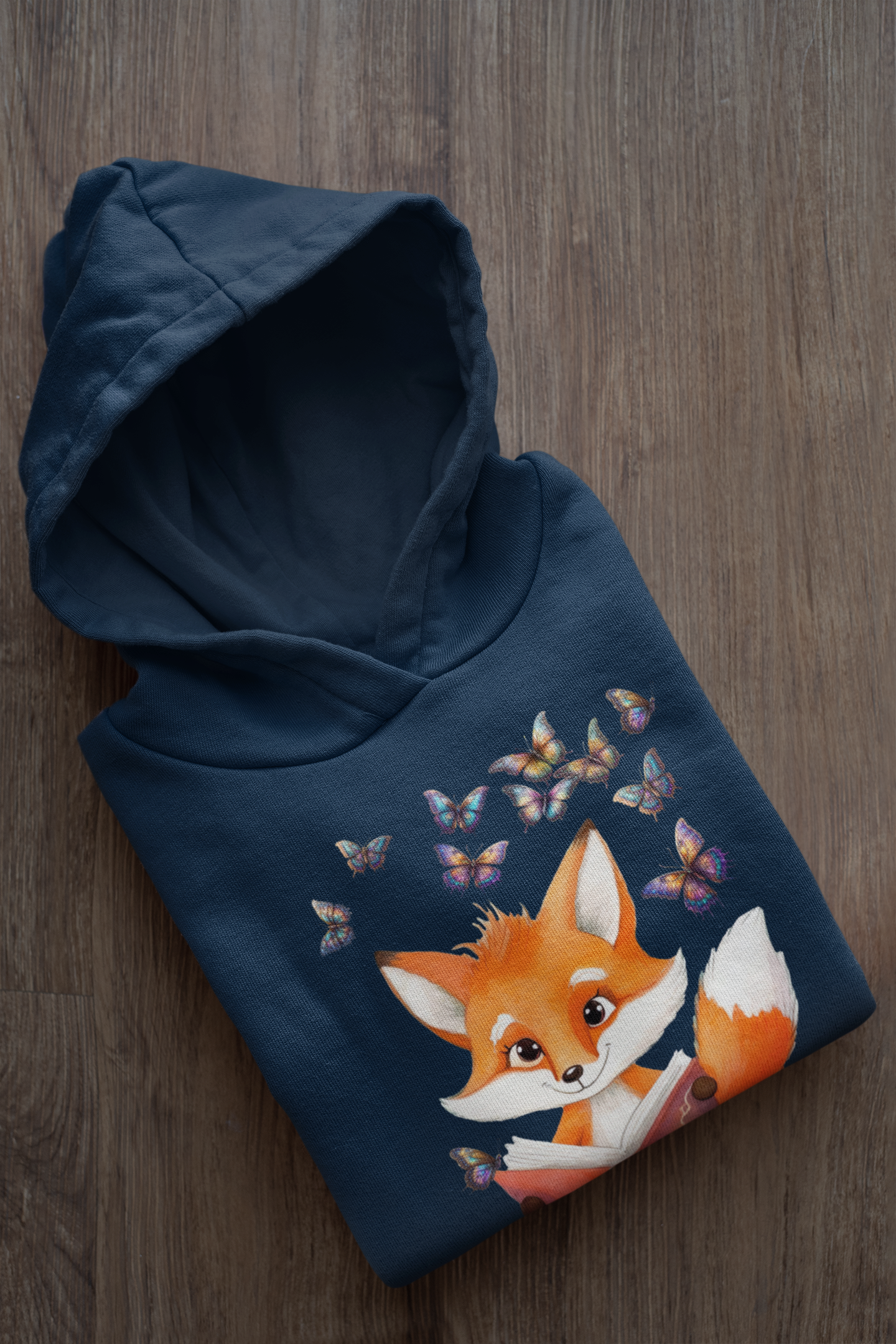 Baby Cruiser Hoodie Fox with Butterfly Group