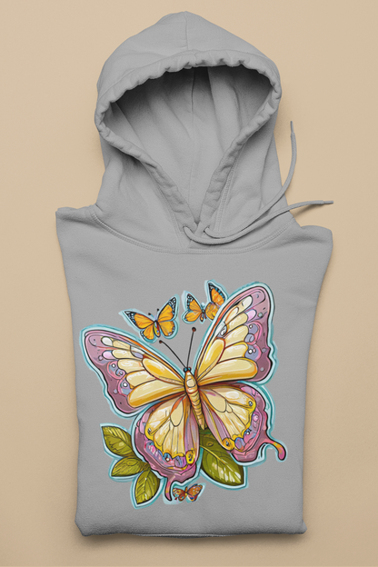 Schmetterling gemalt mit Aura Baby Cruiser Hoodie SK