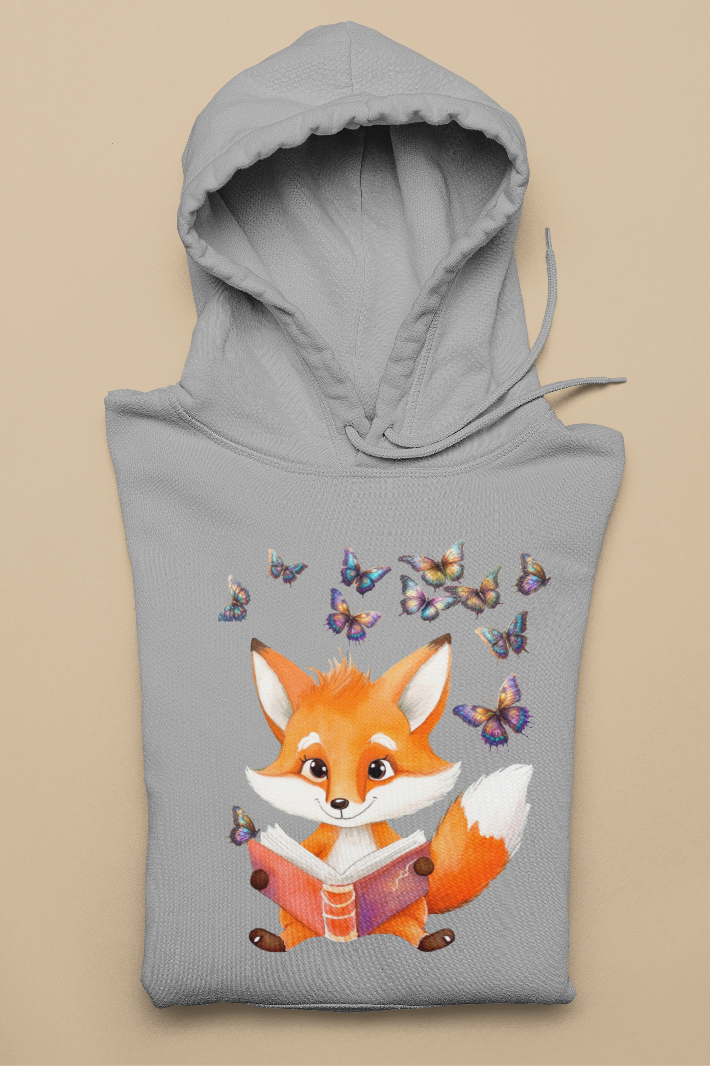 Baby Cruiser Hoodie Fox with Butterfly Group