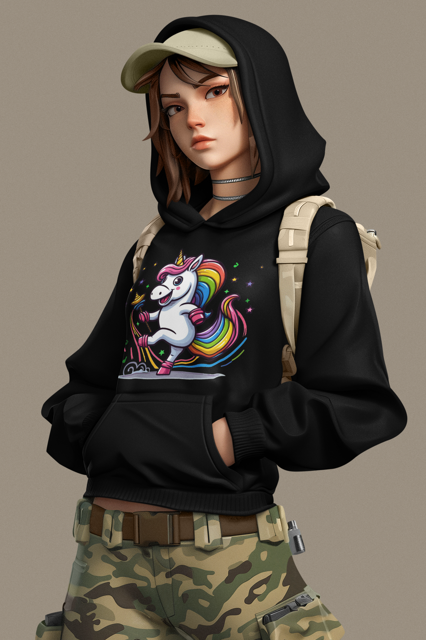 Cruiser Hoodie Unicorn Dancing