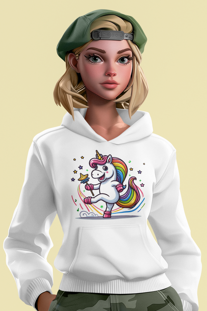 Sudadera con capucha Cruiser Unicornio bailando