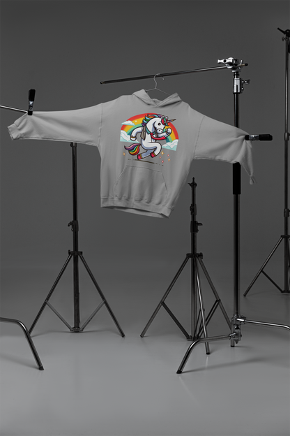 Einhorn mit Regenbogen - Kids Premium Hoodie SK