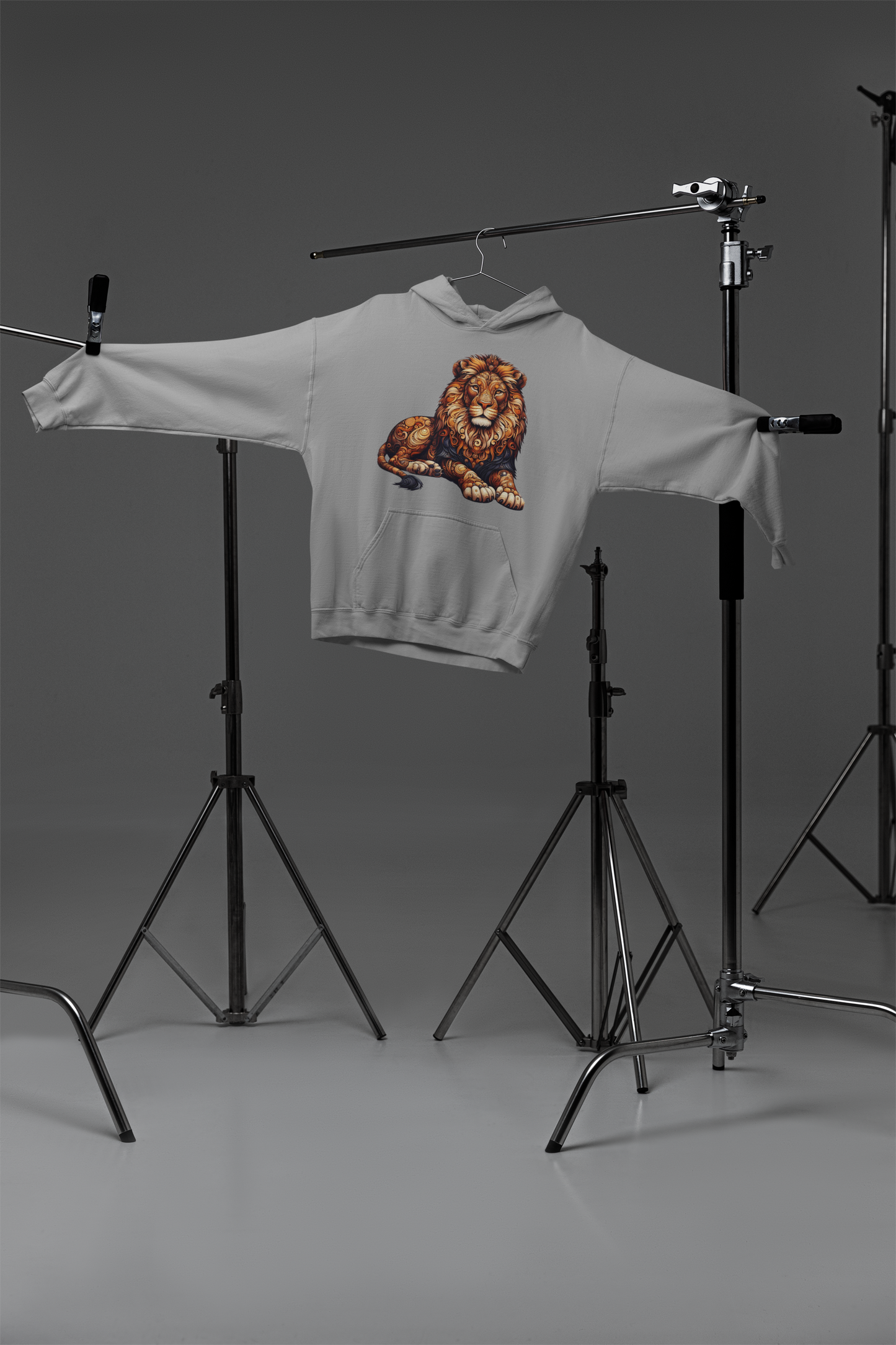 Premium Hoodie Mandala Lion