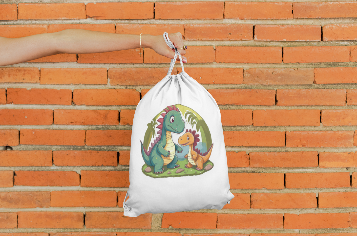 Basic Gymsack zwei Dino