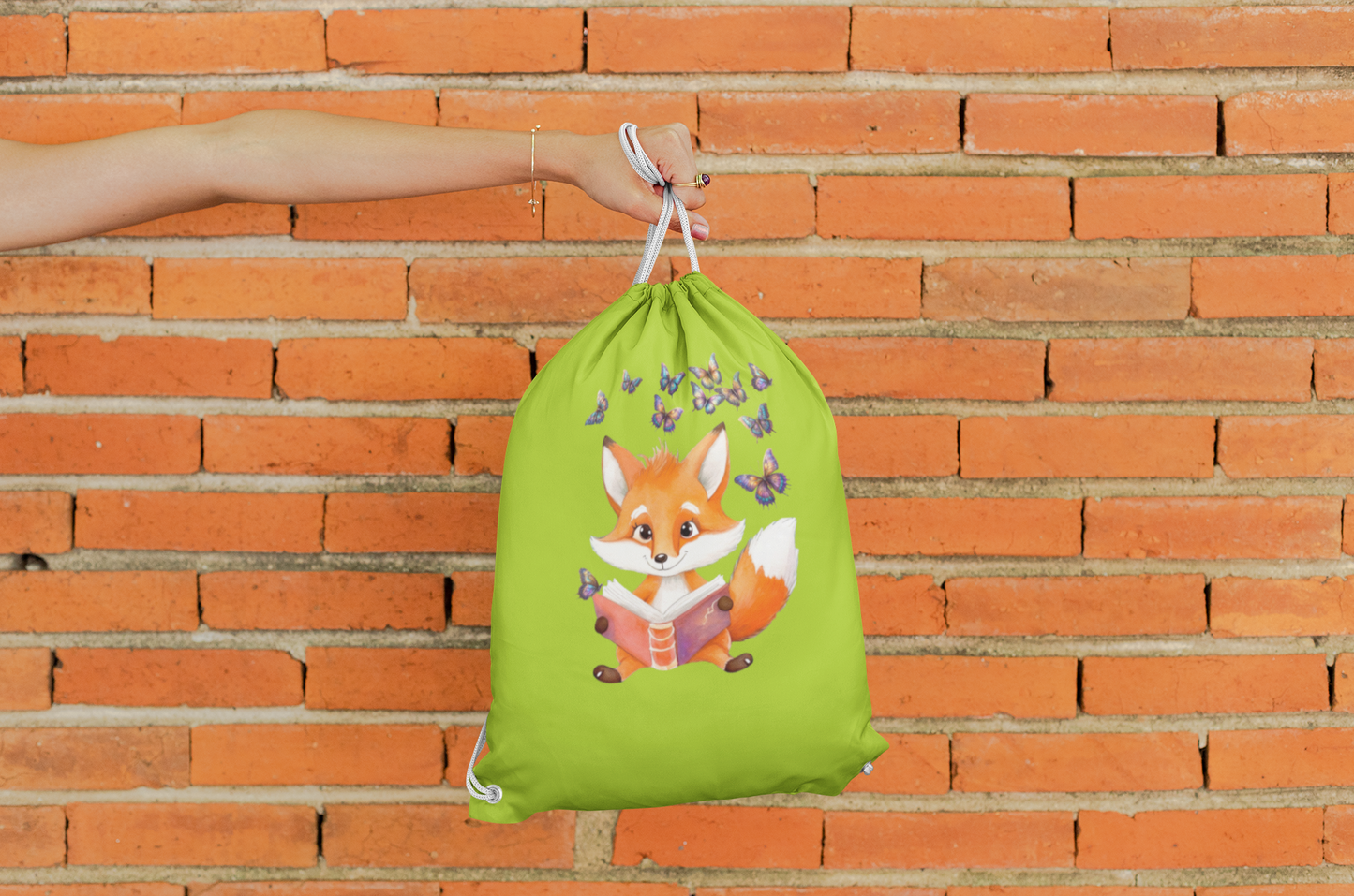 Basic Gymsack Fuchs mit Schmetterling Gruppe