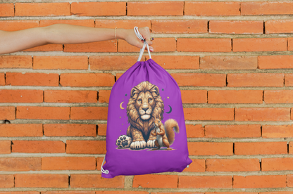 Basic gym bag Loewe with squirrels and moons