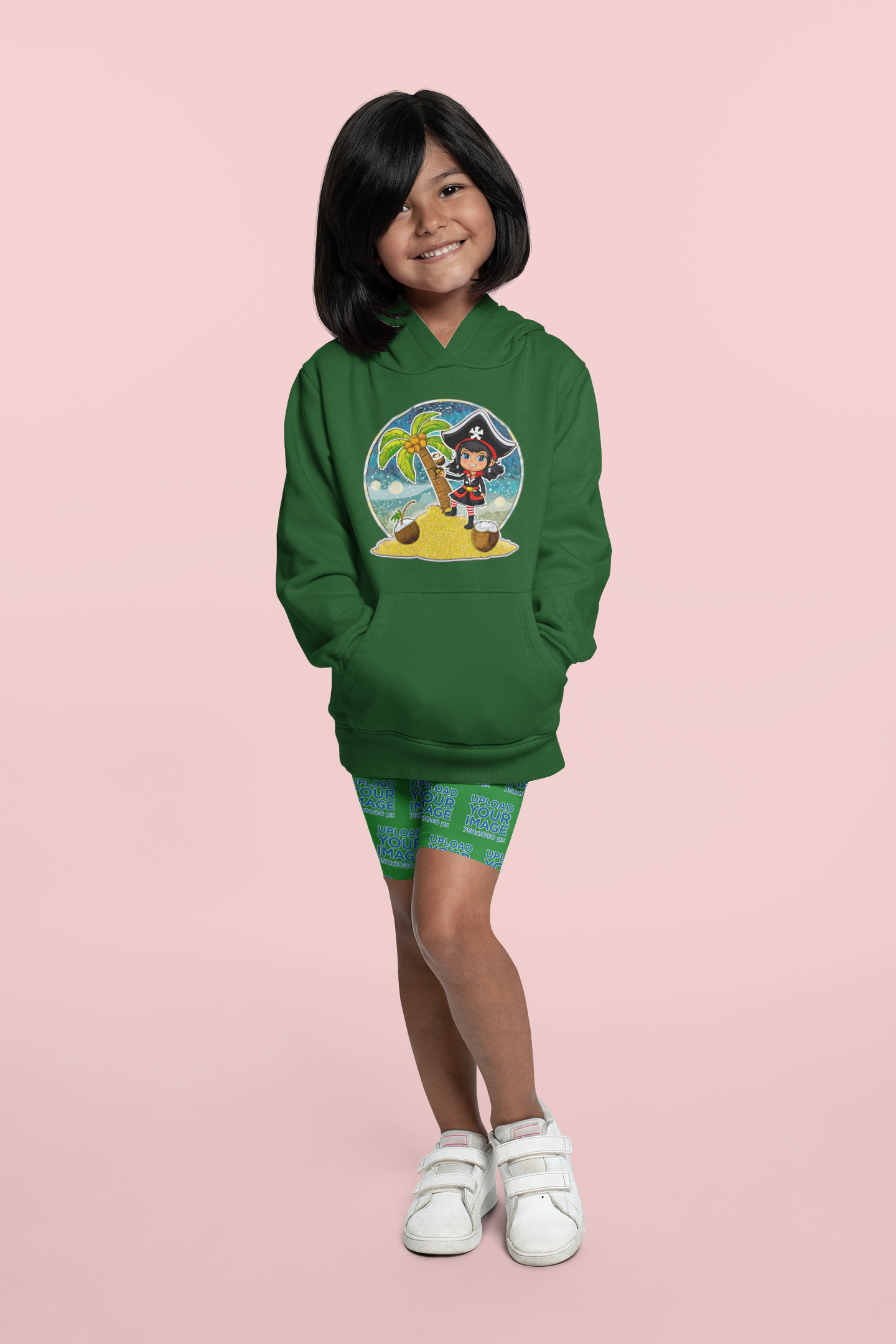 Sudadera con capucha premium para niños Pirata