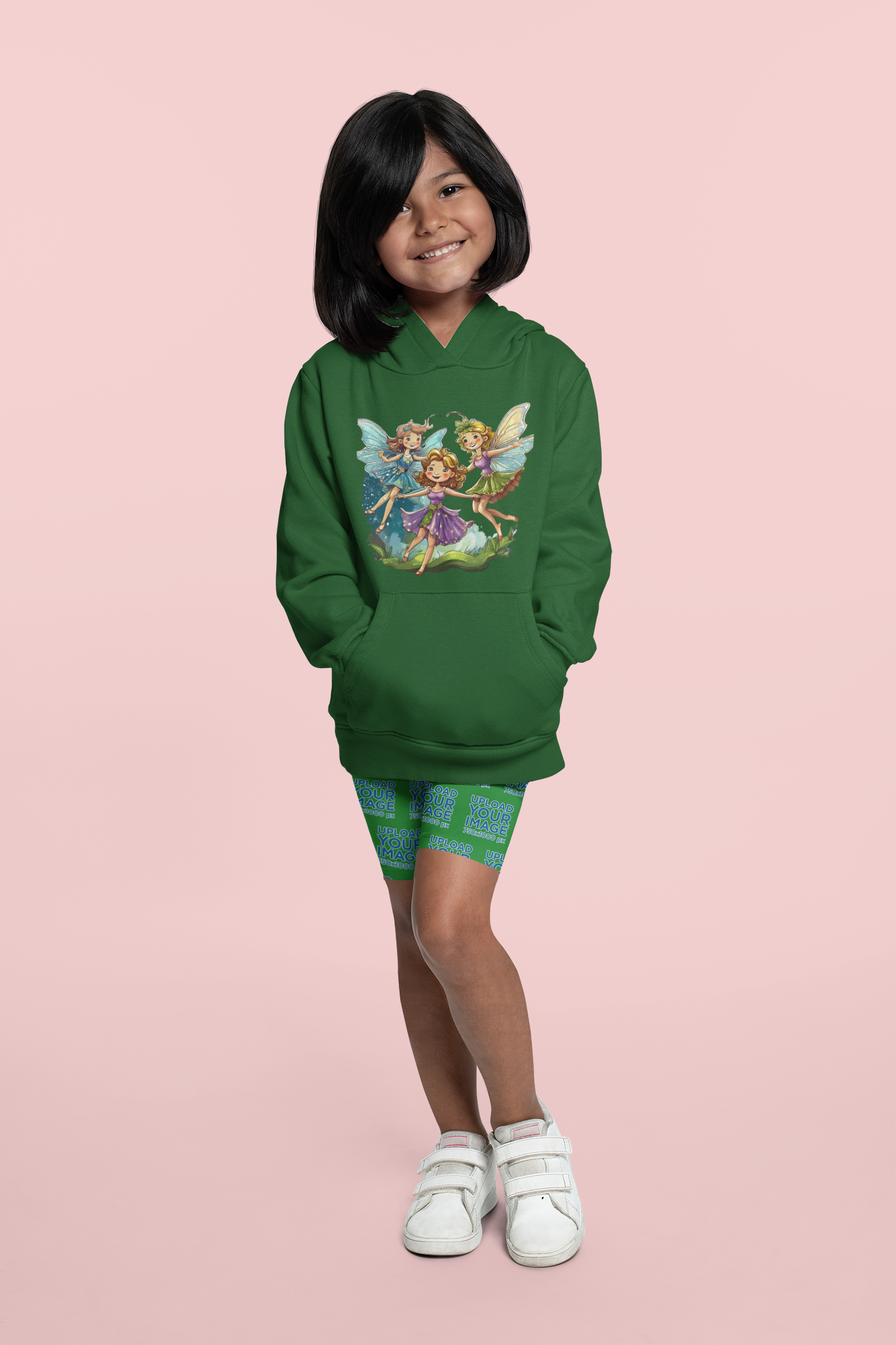 Sudadera con capucha premium para niños Fairy Dance