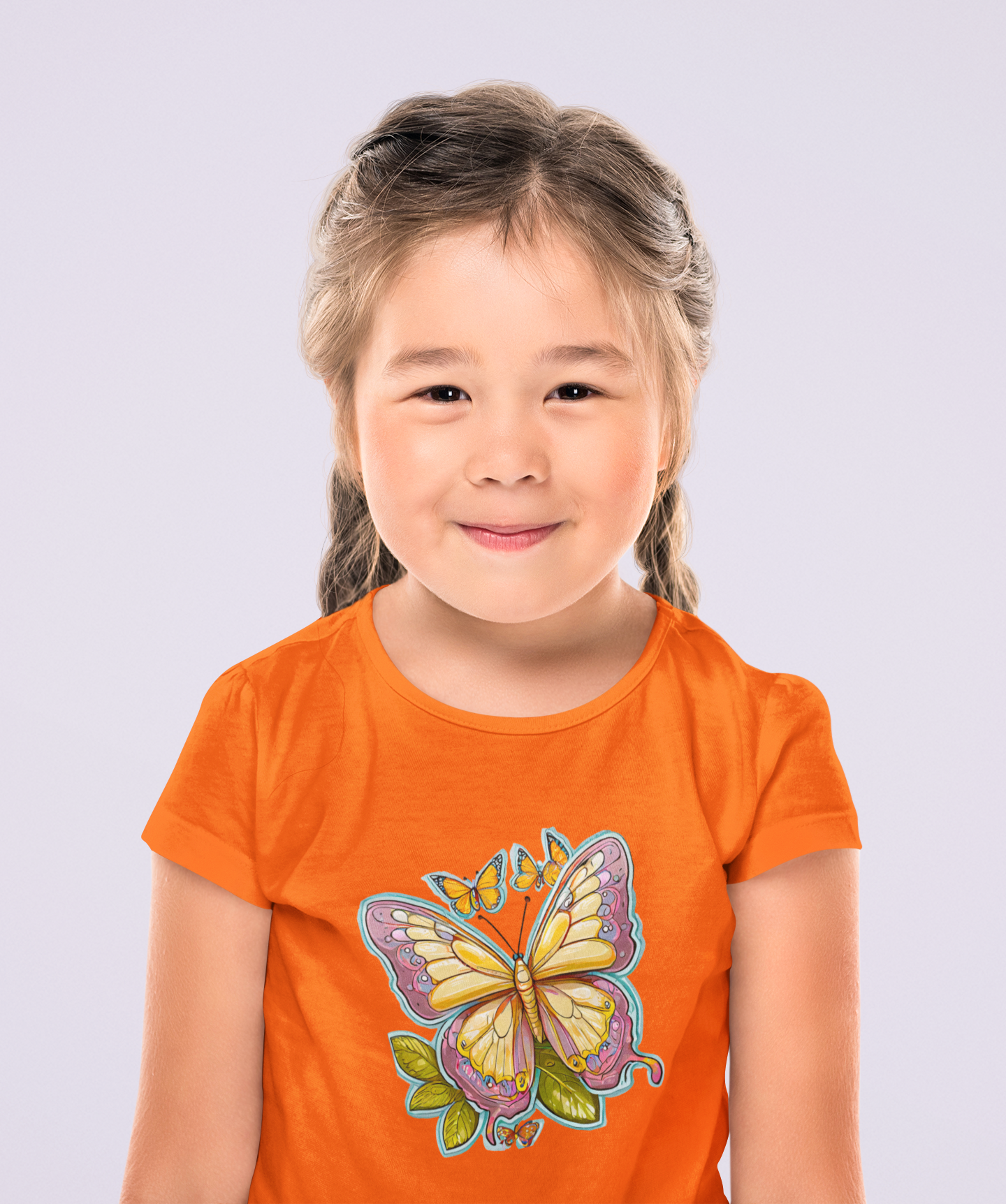 Schmetterling gemalt mit Aura T-Shirt Kids SK