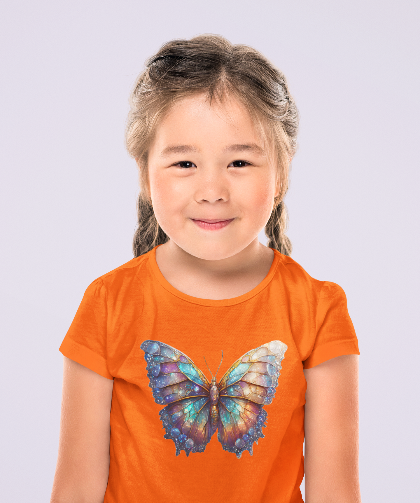 T-Shirt Kids Galaxy Butterfly