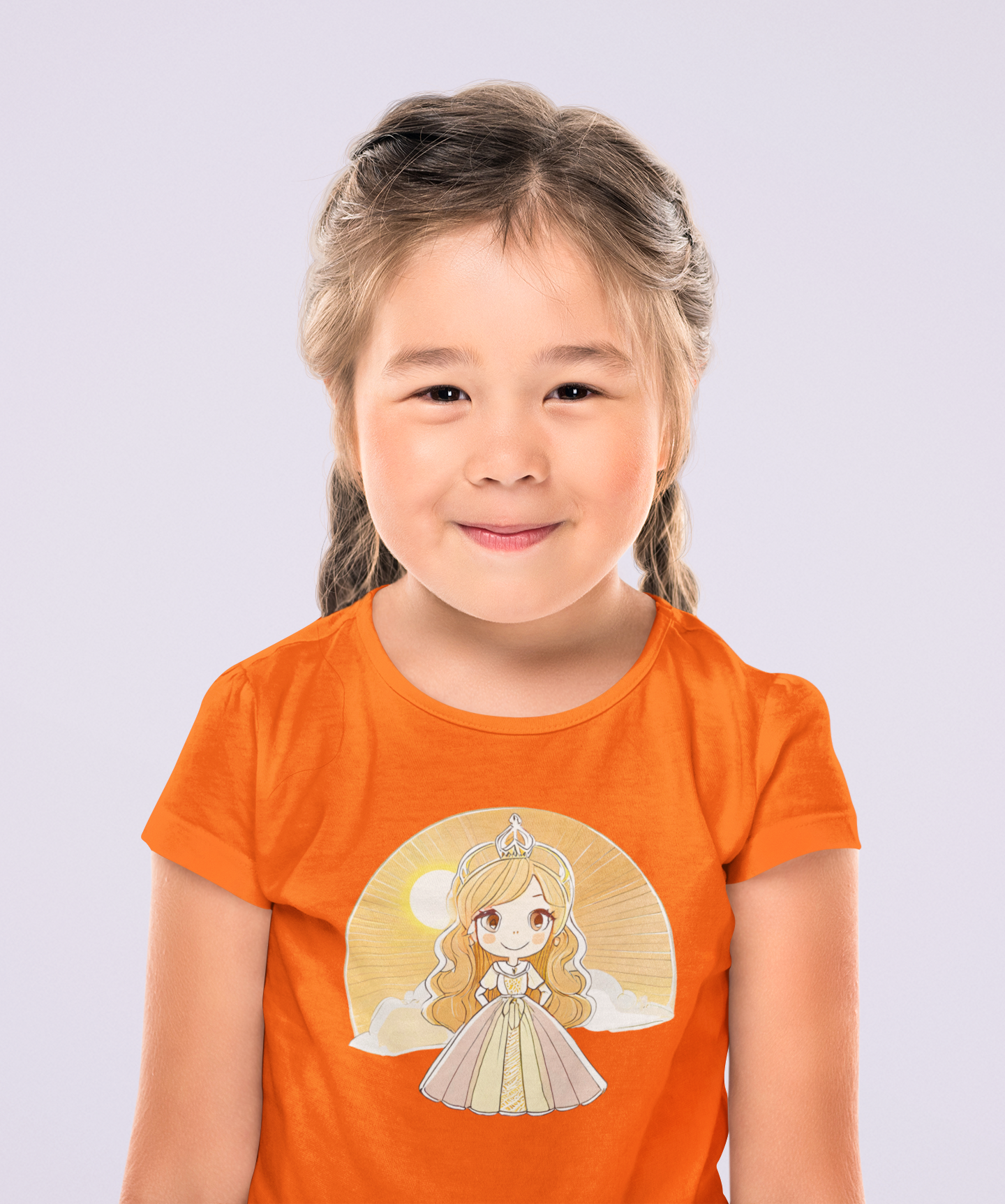 T-Shirt Kids Princess Yellow Sunrise