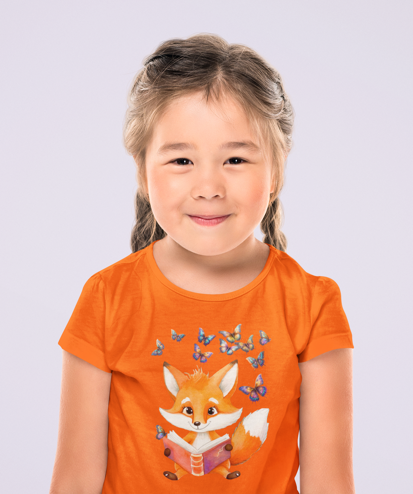 T-Shirt Kids Fox with Butterfly Group