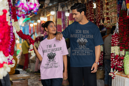 Ich bin Multitasker 3 Löwen Creator T-Shirt