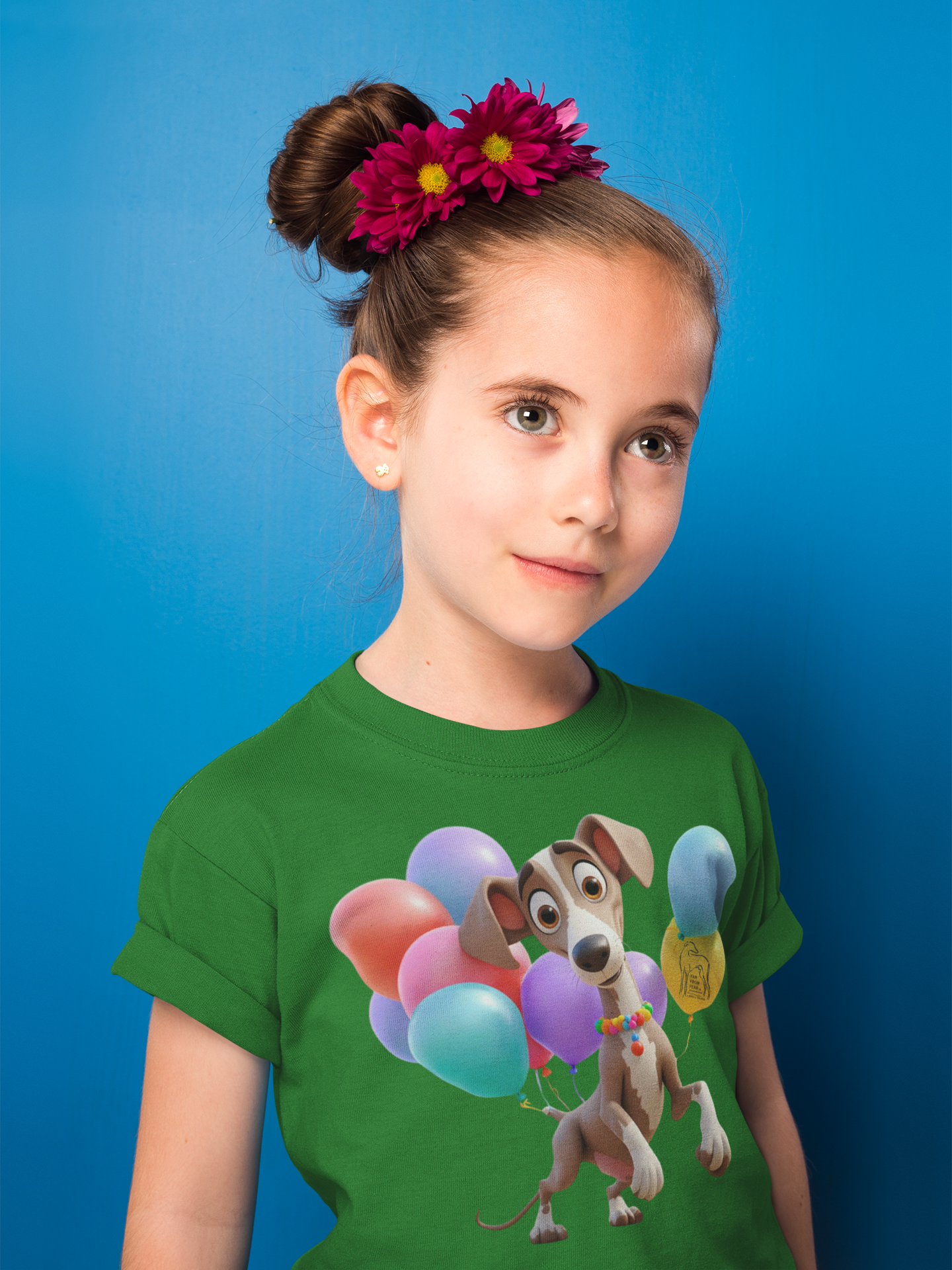 Unisex Kinder Premium organic T-Shirt - Windhund Comic Ballons 2 FARFROMFEAR