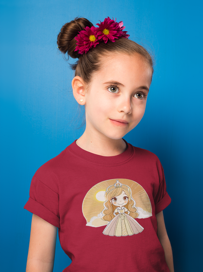 Camiseta Princesa Amanecer Amarillo para Niños SK