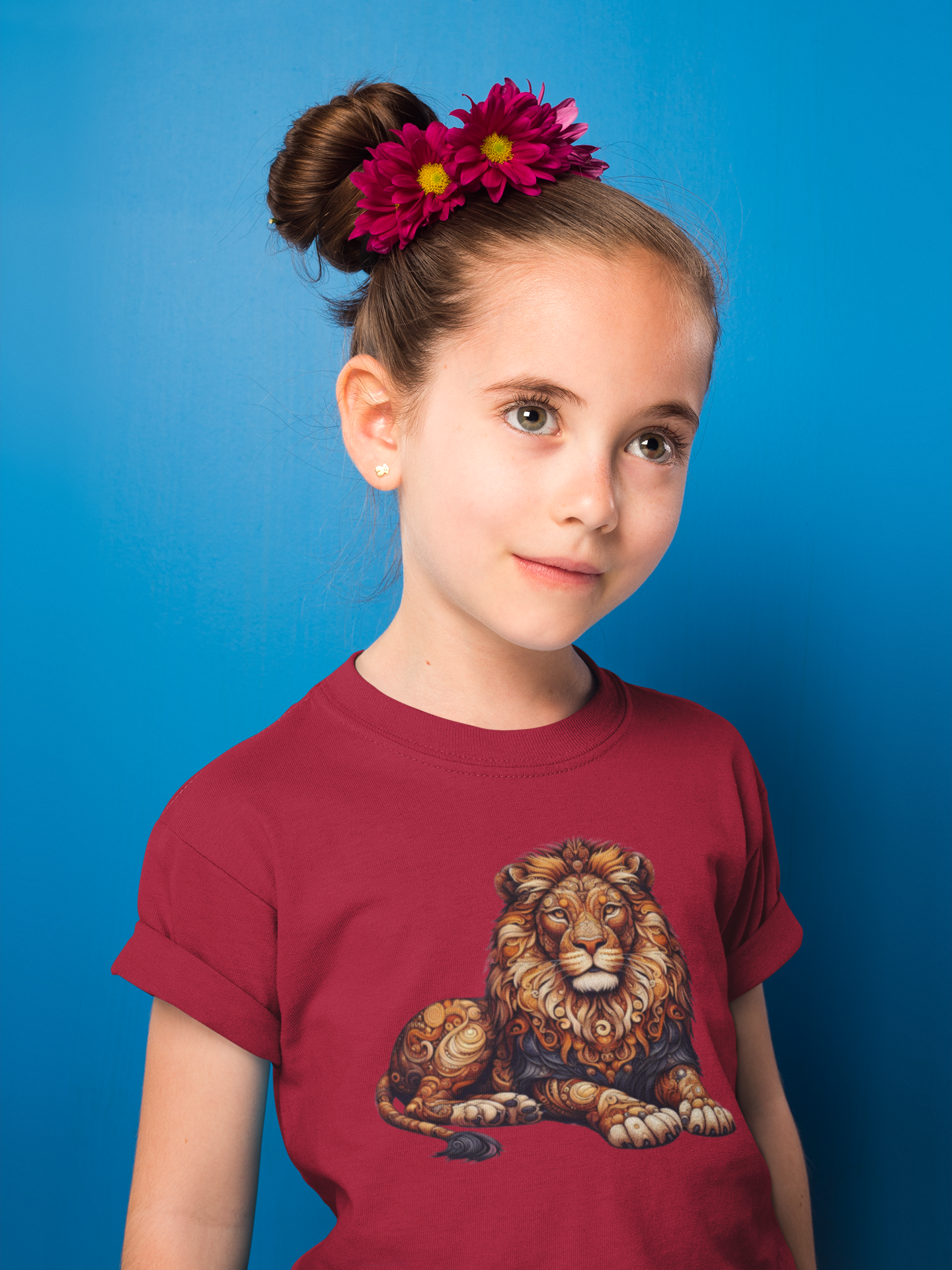 T-Shirt Kids Mandala Lion