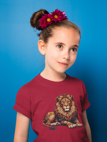 Mandala Löwe T-Shirt Kids SK