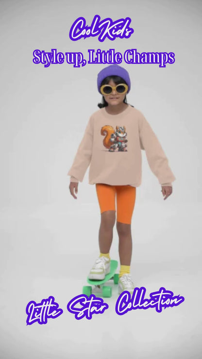 Sudadera infantil Squirrel Transformer Rio de algodón orgánico de alta calidad y duradera - Sudadera Mini Changer 2 PCS/PCS SH