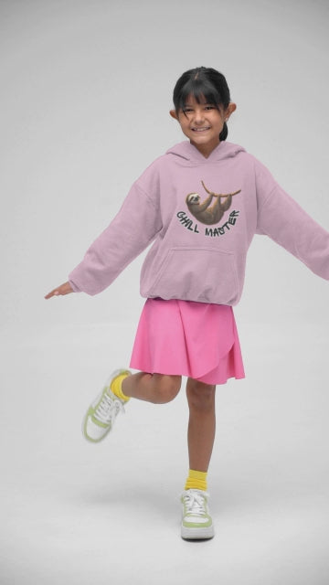 Chill Master Faultier Kinder Hoodie Pullover Bio Baumwolle Hochwertig Langlebig - Mini Cruiser Hoodie 2.0 ST/ST SH