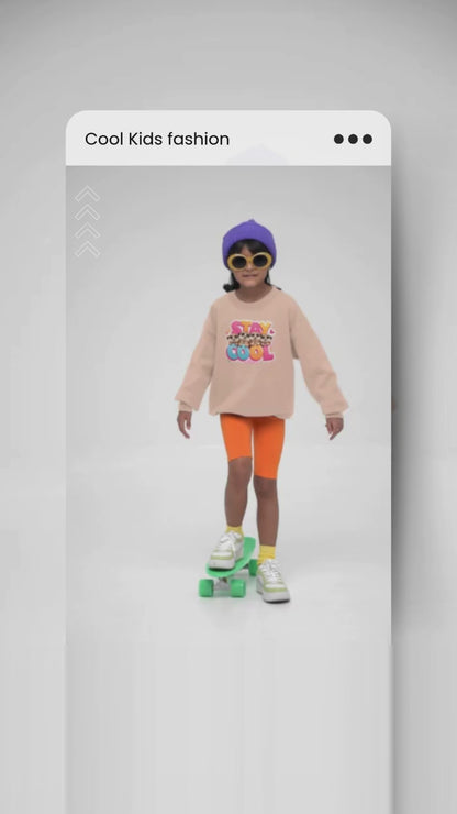 Stay Cool Erdmännchen Kinder Pullover Sweatshirt Bio Baumwolle Hochwertig Langlebig - Mini Changer Sweatshirt 2 ST/ST SH