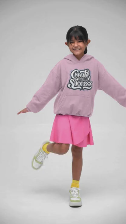 Create your own success - Hochwertiger Mittelschwerer Fleece-Hoodie für Jugendliche - Weltweit Verfügbar - GL