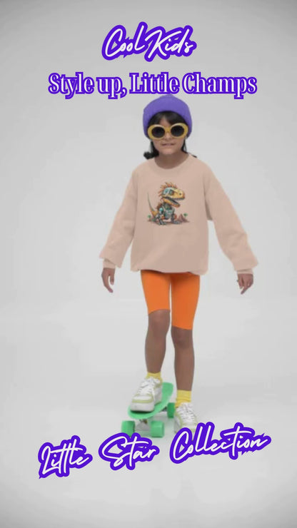 Transformer Dinosaurier Rexi Kinder Pullover Sweatshirt Bio Baumwolle Hochwertig Langlebig - Mini Changer Sweatshirt 2 ST/ST SH