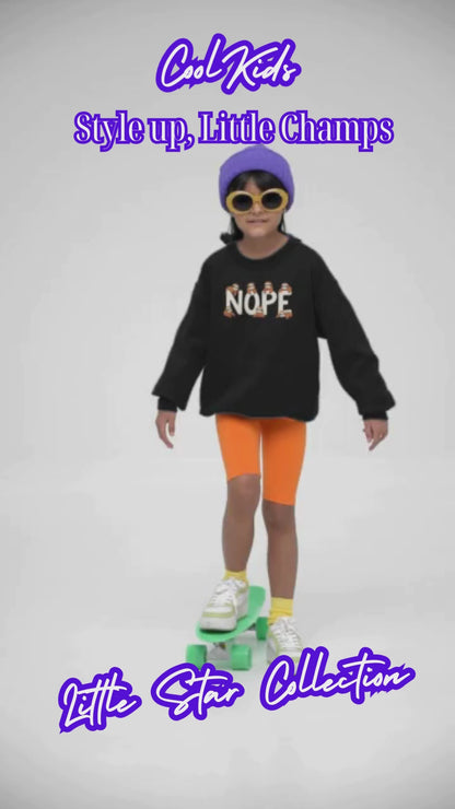 Sudadera infantil Nope Sloths de algodón orgánico de alta calidad y duradera - Sudadera Mini Changer 2 PCS/PCS SH