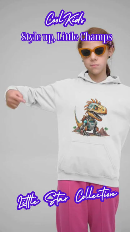 Transformer Dinosaurier Rexi Kinder Hoodie Pullover Bio Baumwolle Hochwertig Langlebig - Mini Cruiser Hoodie 2.0 ST/ST SH