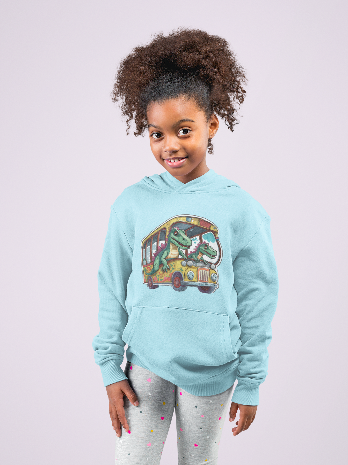 Sudadera con capucha premium para niños Dinobus