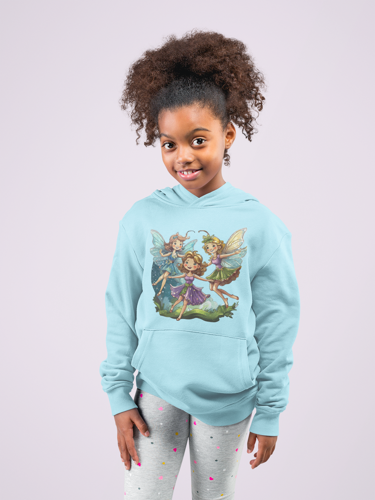 Sudadera con capucha premium para niños Fairy Dance