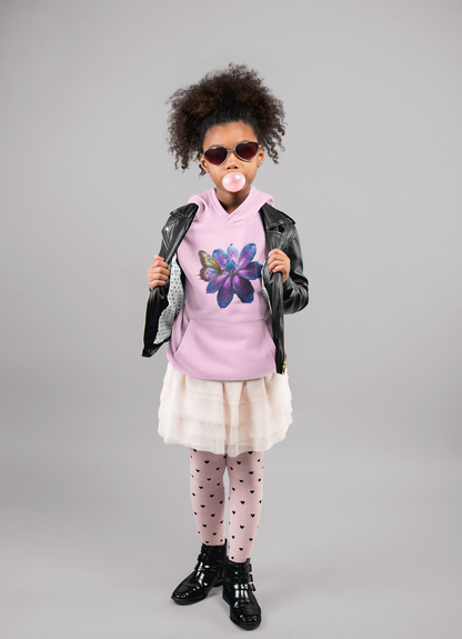 Sudadera con capucha mini cruiser galaxia flor con mariposa