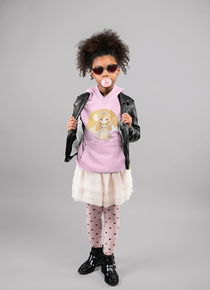 Sudadera con capucha premium para niños Princess Yellow Sunrise