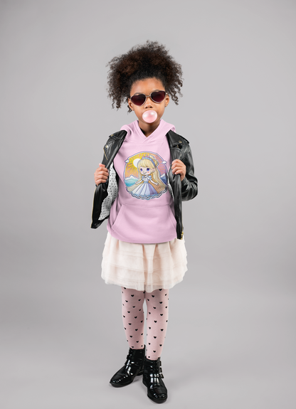 Sudadera con capucha premium para niños Princess Sunrise
