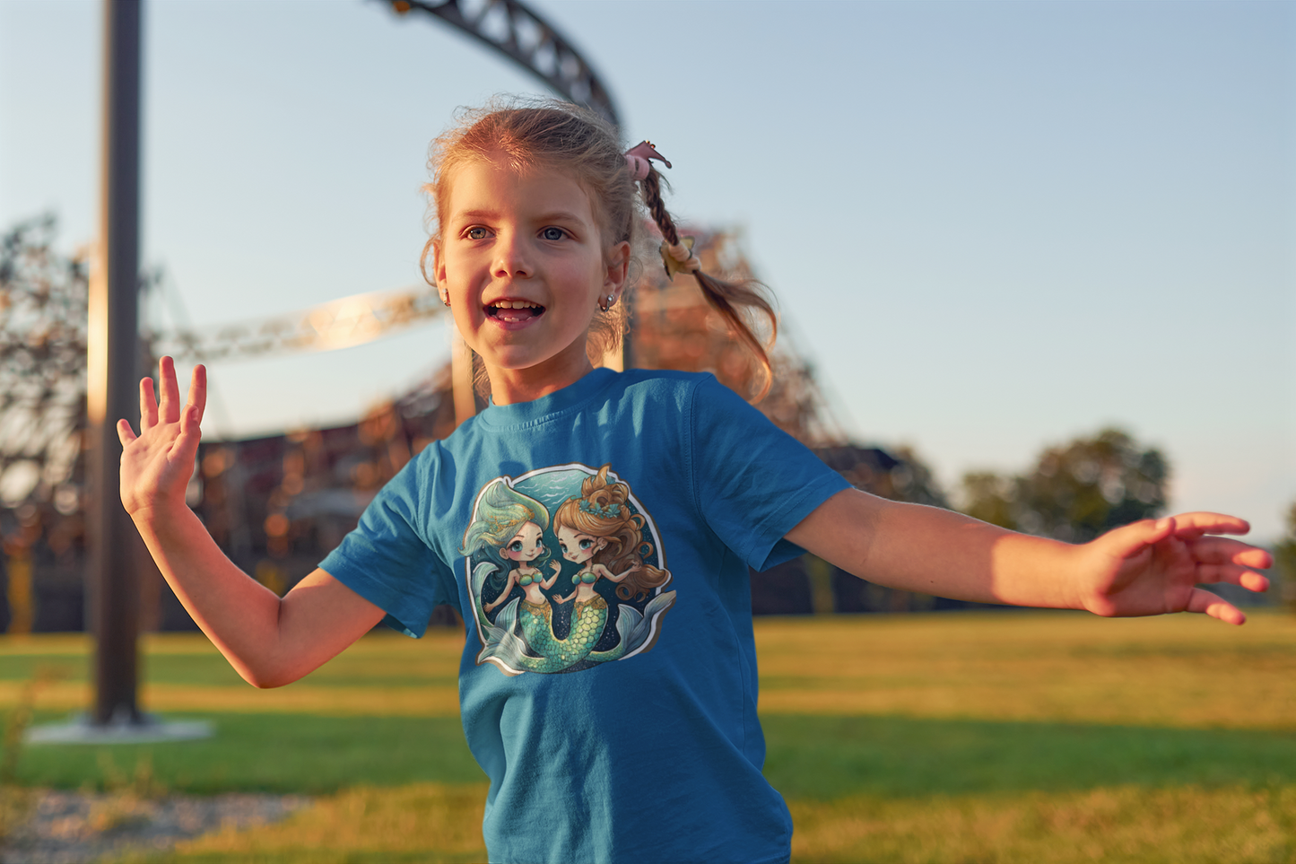 T-shirt kids mermaids