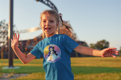 Prinzessin Sonnenuntergang mit Blauschimmer T-Shirt Kids SK
