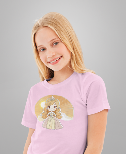 Camiseta Princesa Amanecer Amarillo para Niños SK
