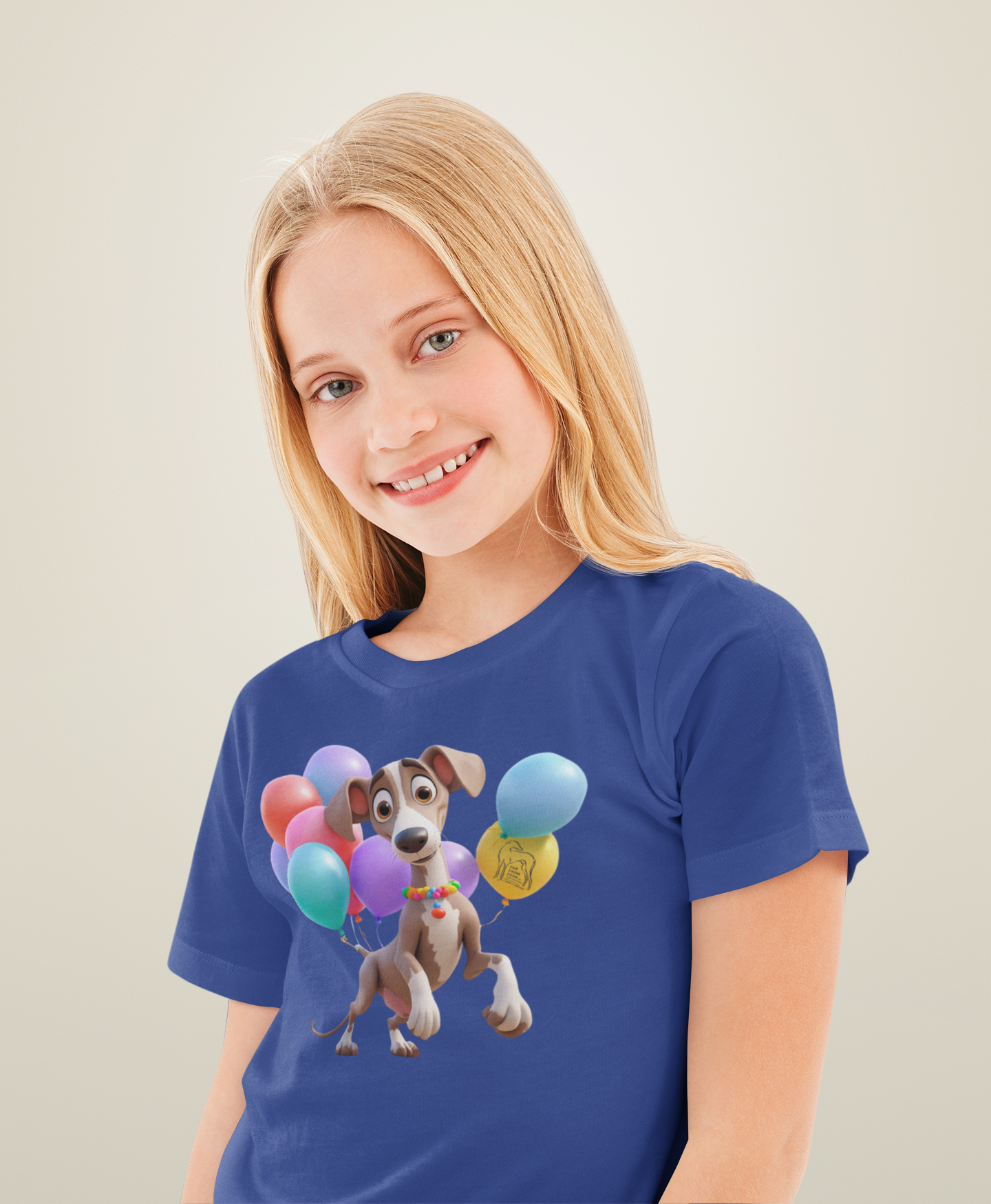 Unisex Kinder Premium organic T-Shirt - Windhund Comic Ballons 2 FARFROMFEAR