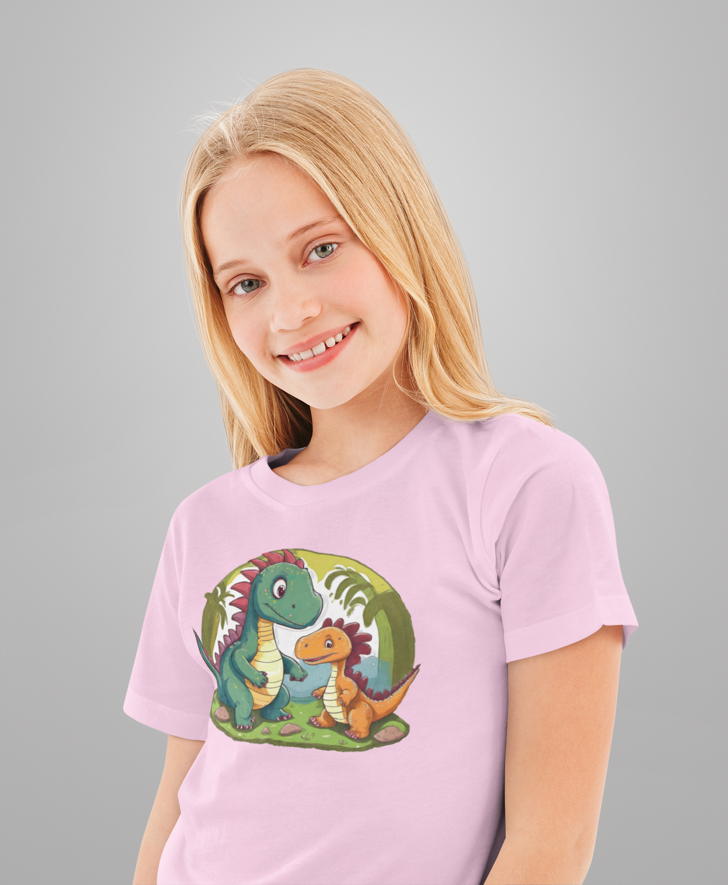 Camiseta Niños dos dinosaurios