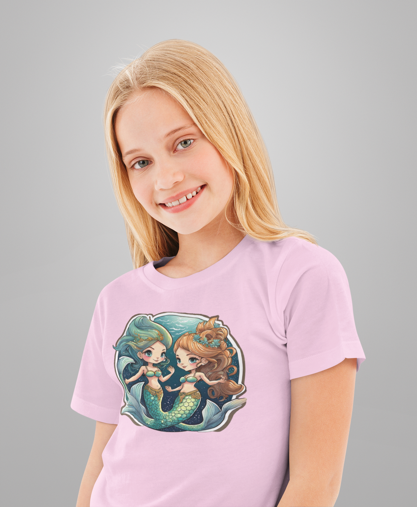 T-shirt kids mermaids