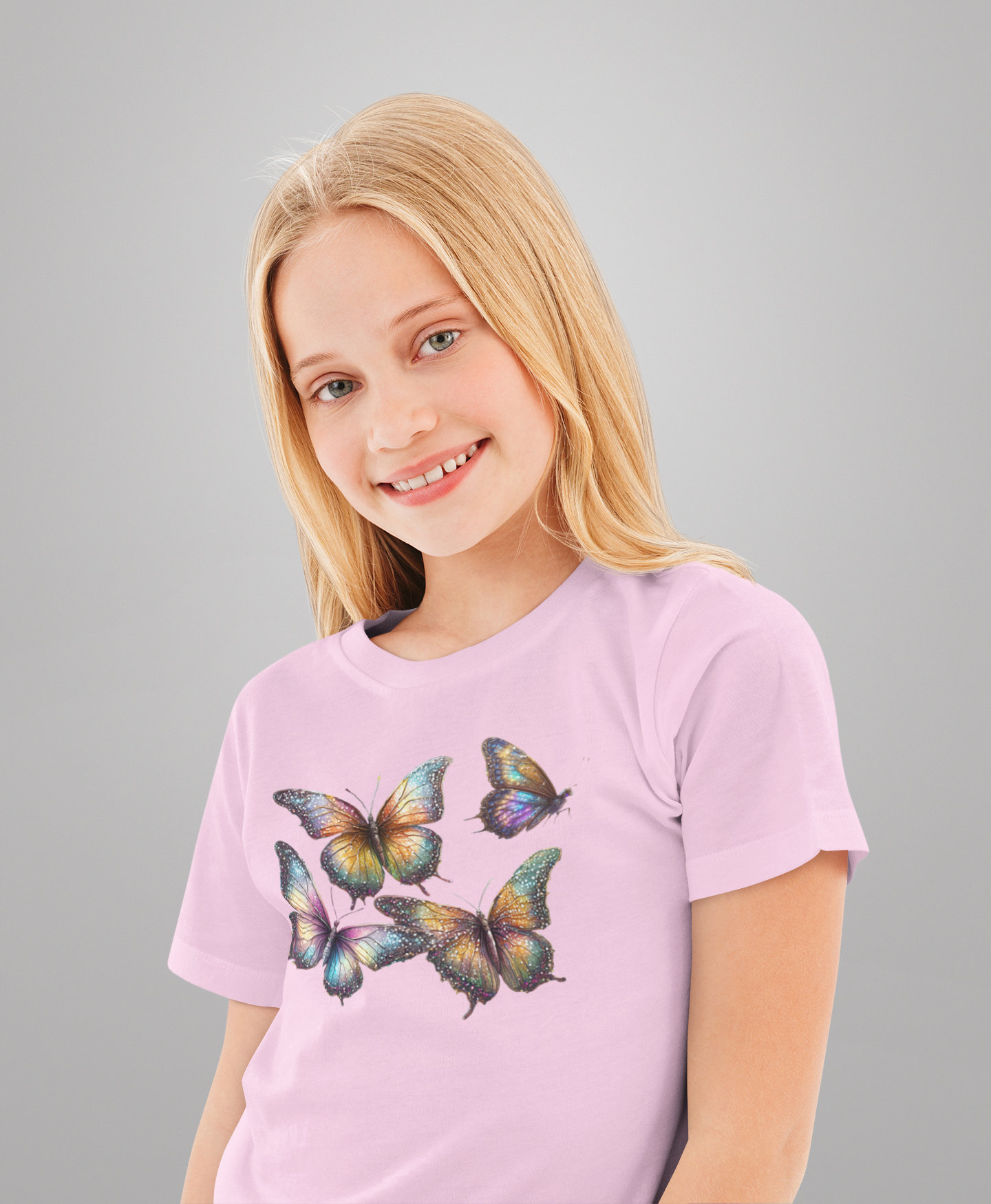 T-Shirt Kids Butterfly Group