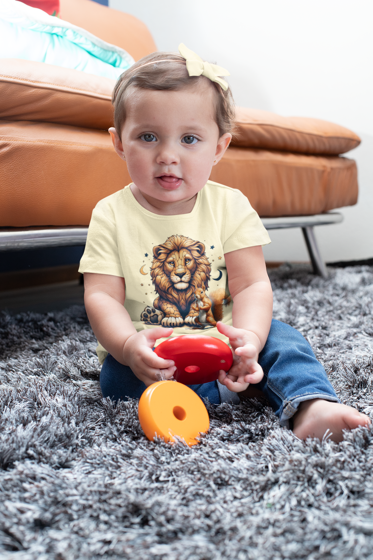 Baby Creator T-Shirt Loewe with squirrels and moons