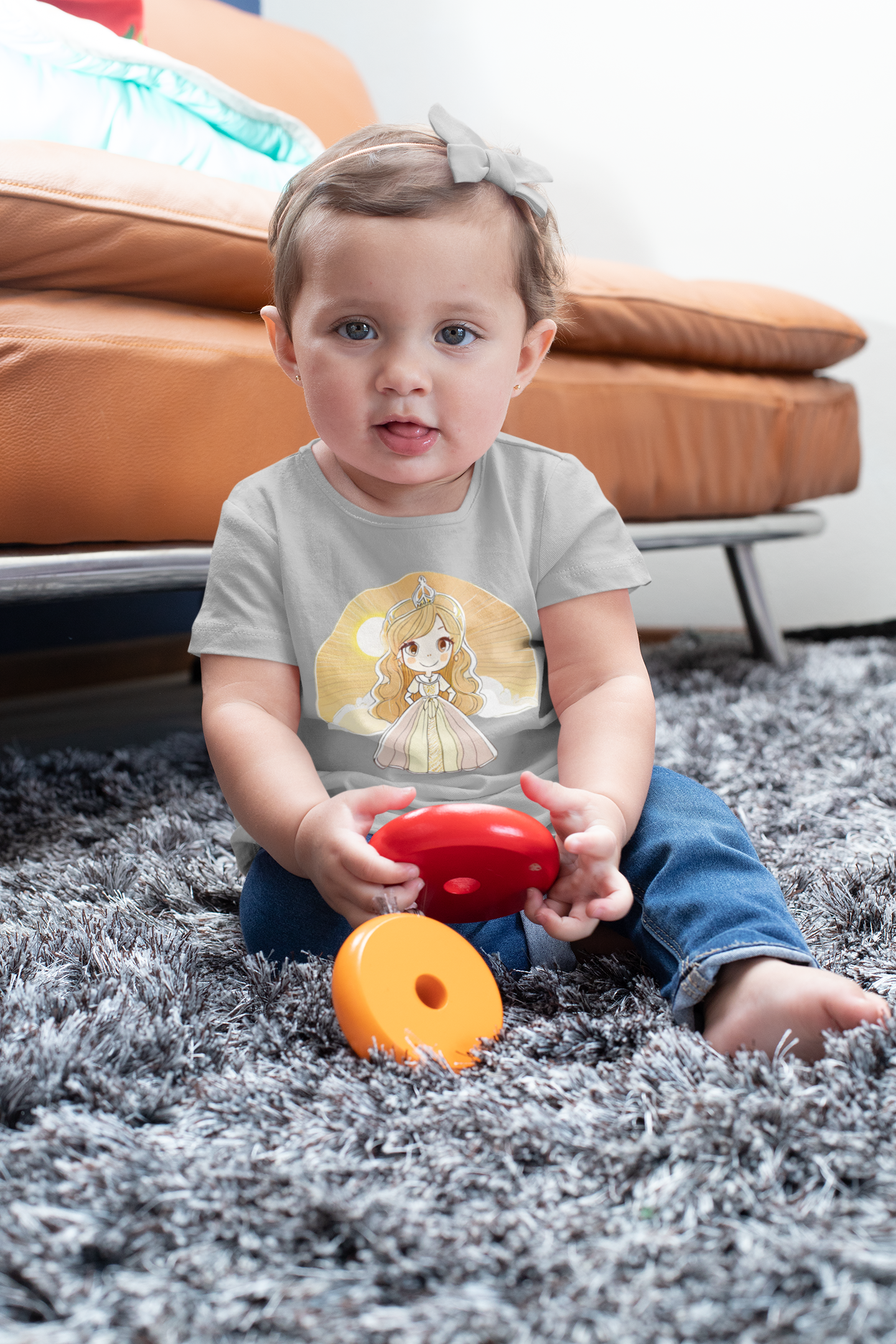 Prinzessin im Gelben Sonnenaufgang - Baby Creator T-Shirt SK