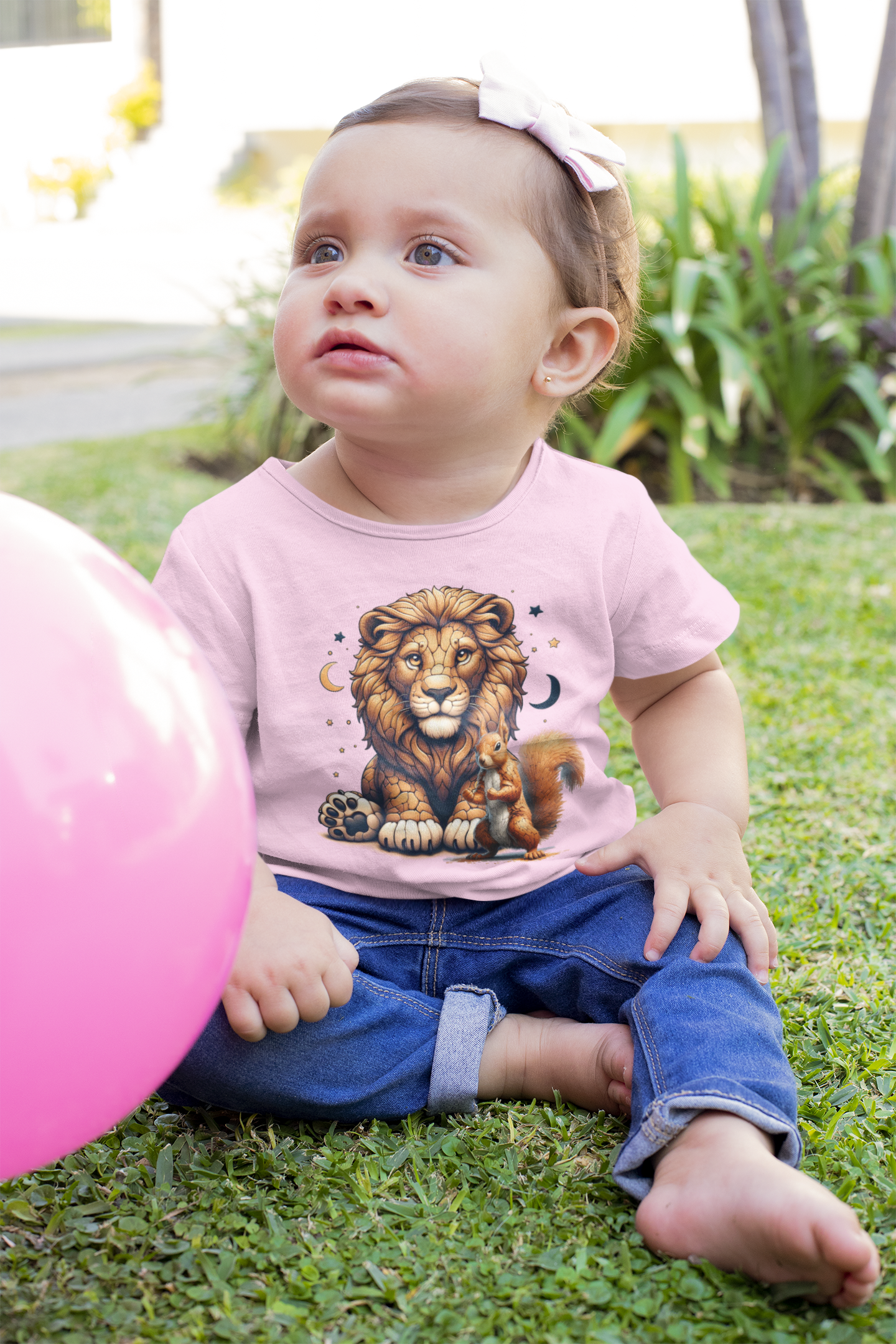 Baby Creator T-Shirt Loewe with squirrels and moons