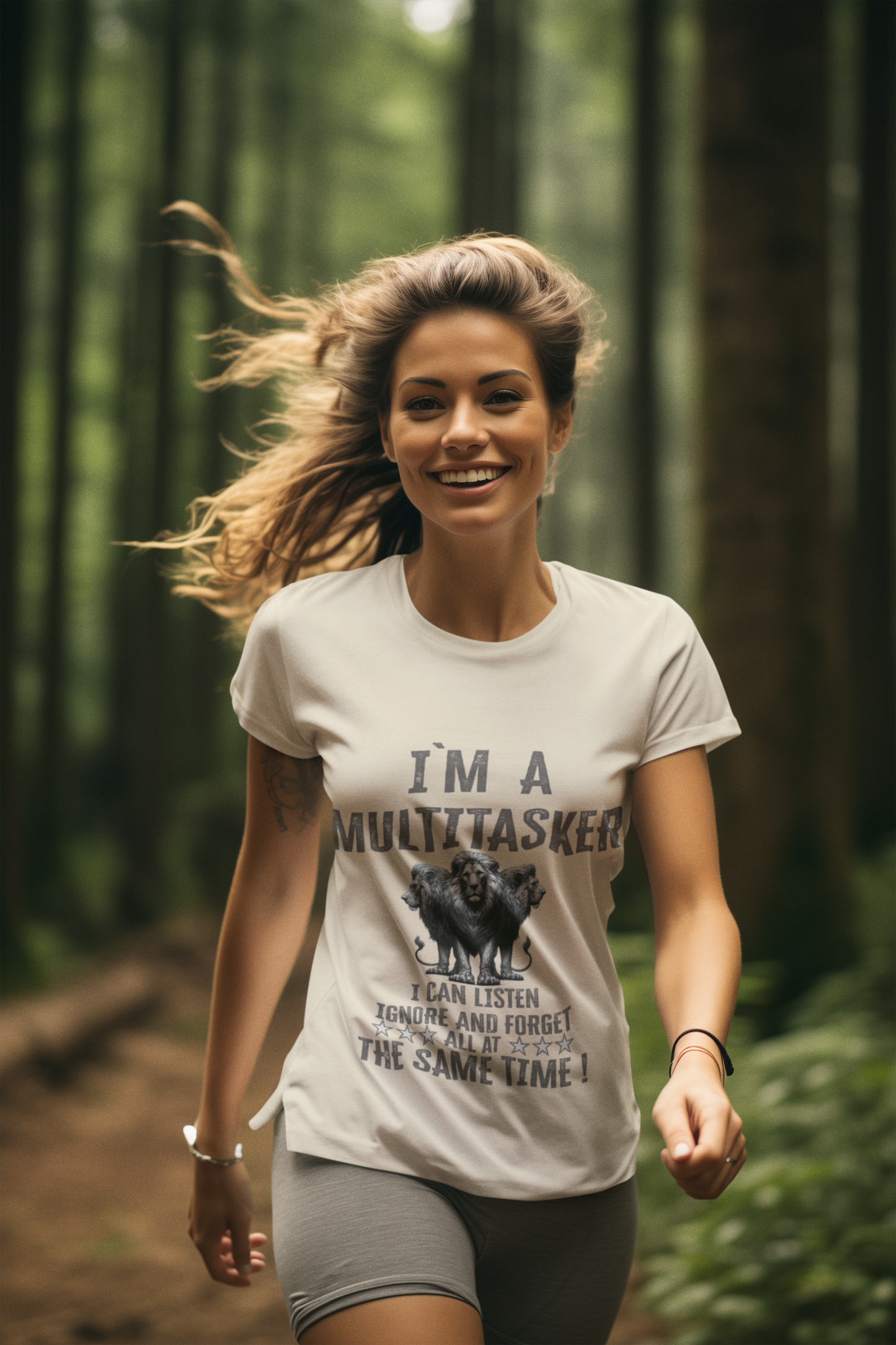 Creator T-Shirt I am Multitasker 3 Lions