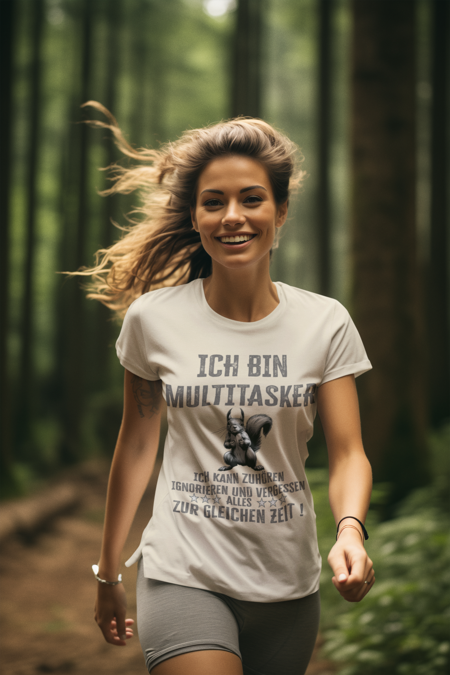 Creator T-Shirt I`ma Multitasker Squirrel SW