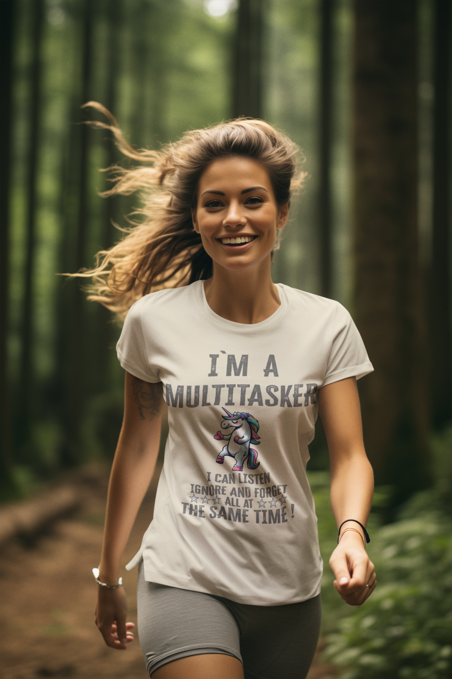 Creator T-Shirt I`ma Multitasker Unicorn Thumbs Up