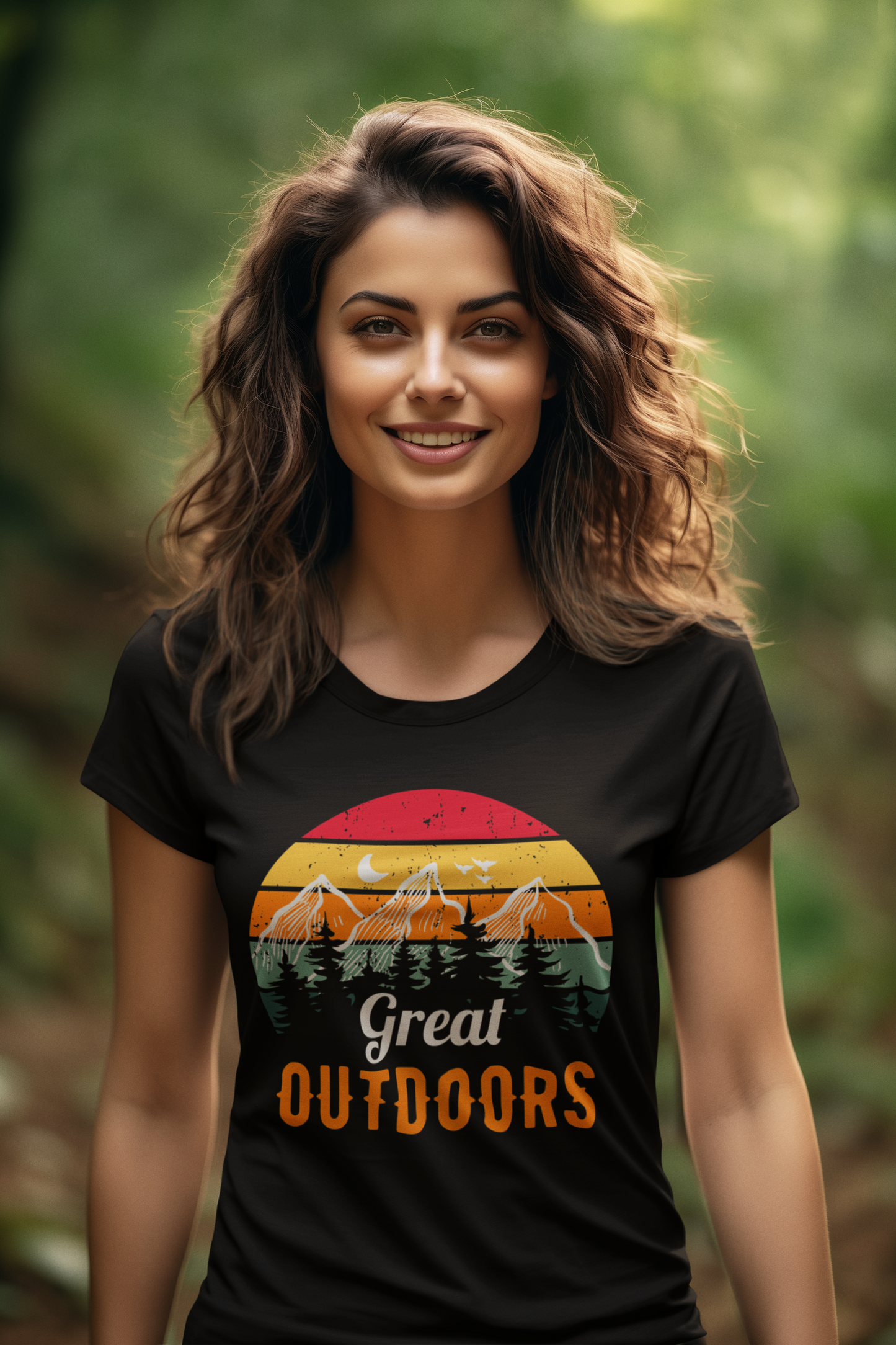 Great Outdoors Retro Look Creator T-Shirt SK