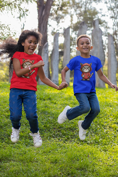 Grimmige Katze T-Shirt Kids SK